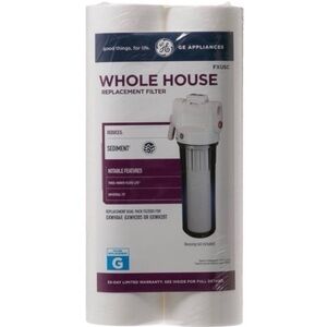 Universal 10" GE Whole House Replacement Filter FXUSC - 2 Pack for GXWH04F, etc.